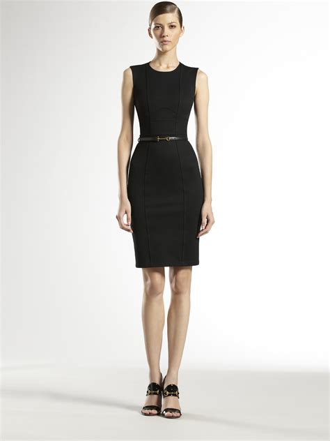 gucci black jersey dress|black Gucci dress shoes.